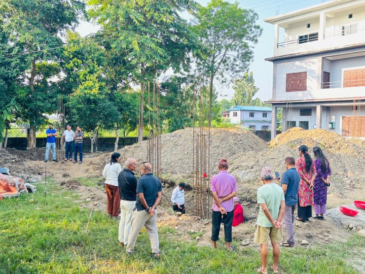 सीता–रमेश बहुमुखी क्याम्पसको नयाँ भवन निर्माण कार्यको शिलान्यास समारोह सम्पन्न